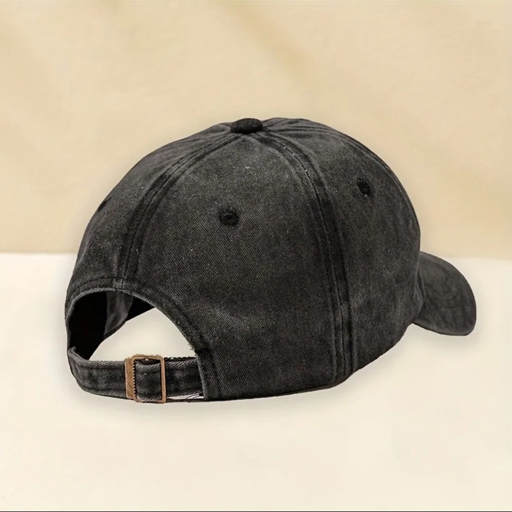 “Mama” Solid Color Washed Baseball Cap - Picture 3 of 3